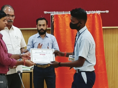 PSY Meritorious honor in Sagar Collectorate